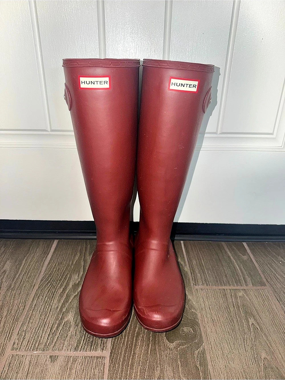 Hunter Original Tall Rain Boots in Red